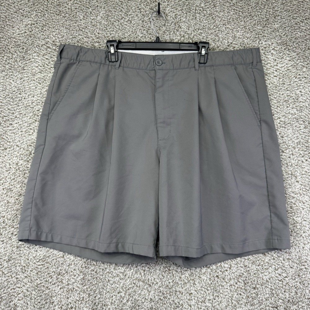 Reebok Golf Shorts Men's Size 48 Gray Performance Stretch Pockets Casual Big T